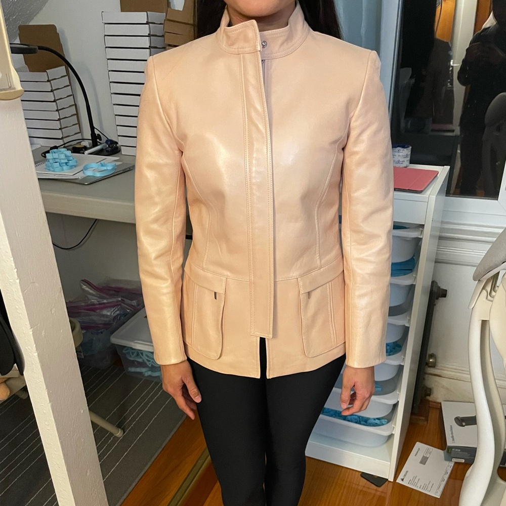 ✨ PRICE DROP ✨ Lafayette 148 Leather Jacket - Picture 7 of 7